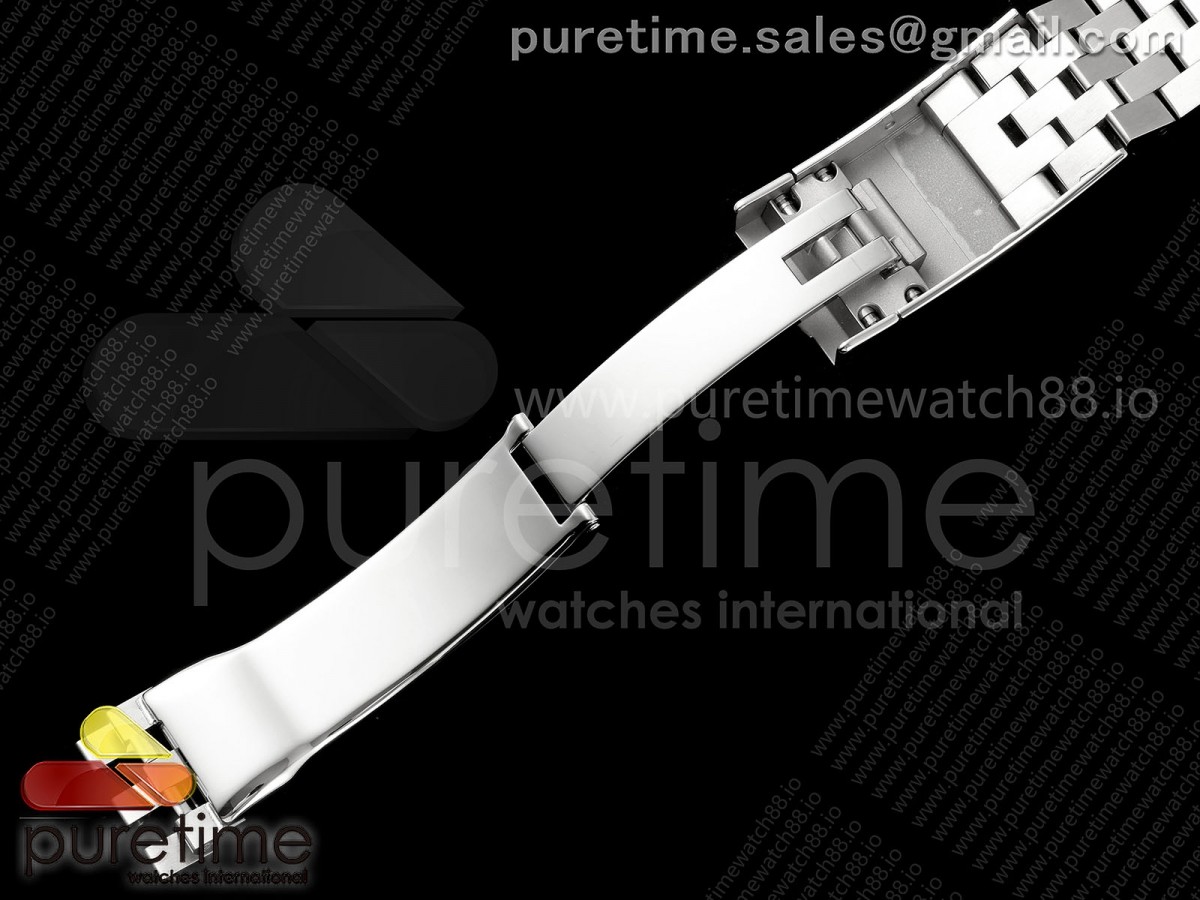 DateJust 41 126334 SEEK 1:1 Best Edition 904L Steel Black Stick Dial on Jubilee Bracelet VR3235 - Image 6
