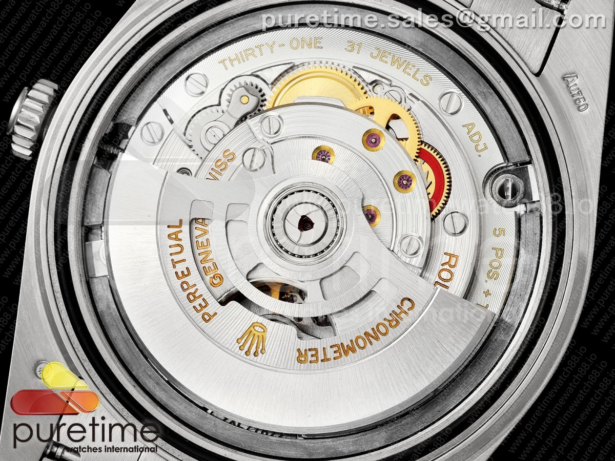 Day Date 40 SS CBDF 1:1 Best Edition Gray Stick Dial on President Bracelet VR3255 (210g) - Image 13