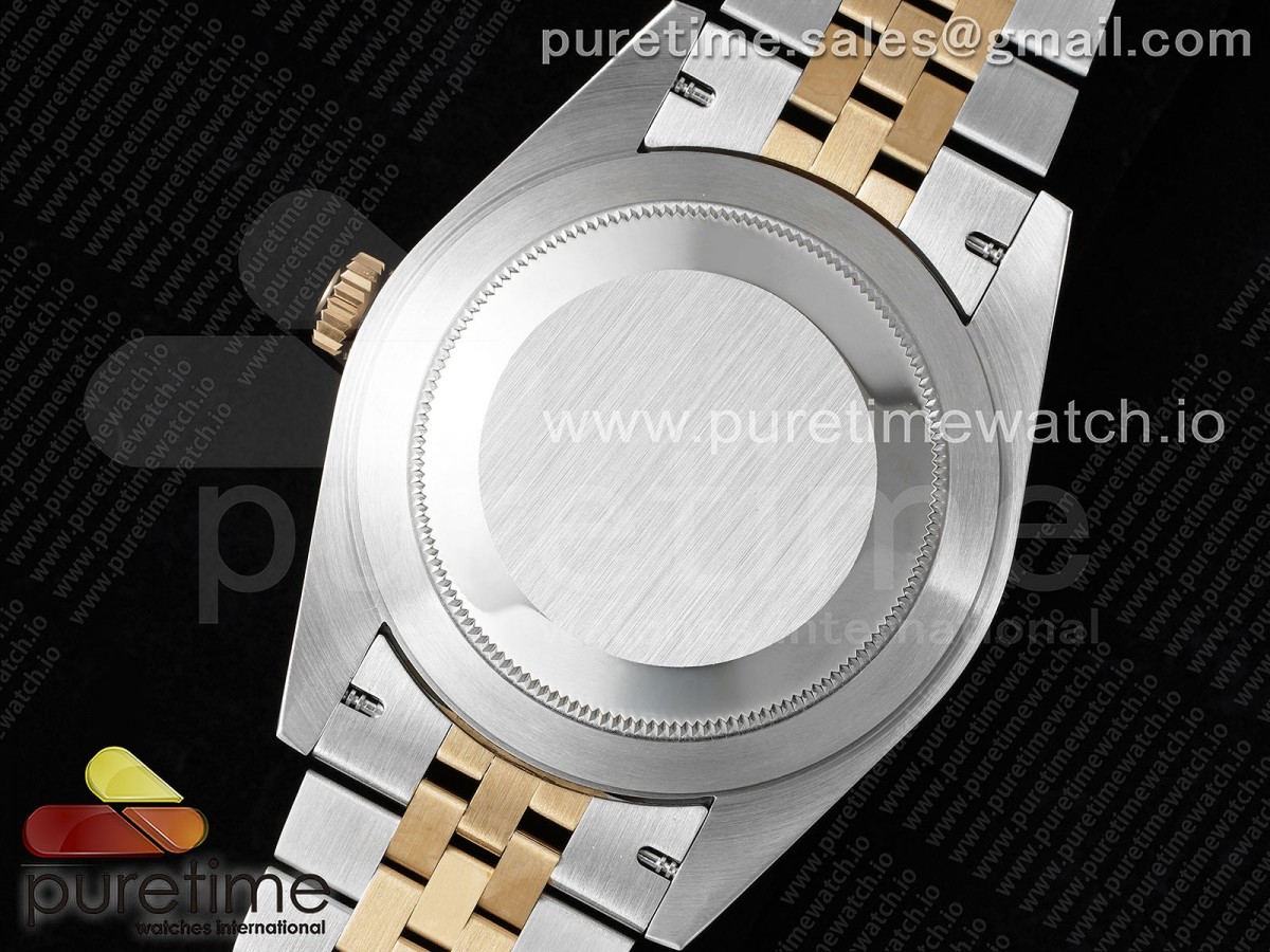 DateJust 36 SS/YG 126333 JDF Oro avvolto 904L Quadrante bianco Quadrante Roman Marcatori sul braccialetto del giubileo V2 - immagine 13