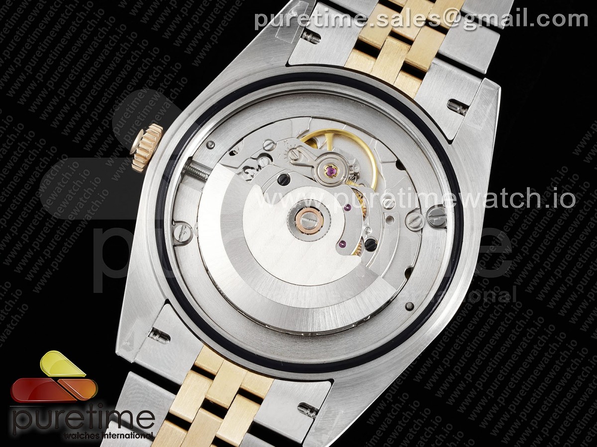 DateJust 36 SS/YG 126333 JDF Oro avvolto 904L Quadrante bianco Quadrante Roman Marcatori sul braccialetto del giubileo V2 - immagine 16