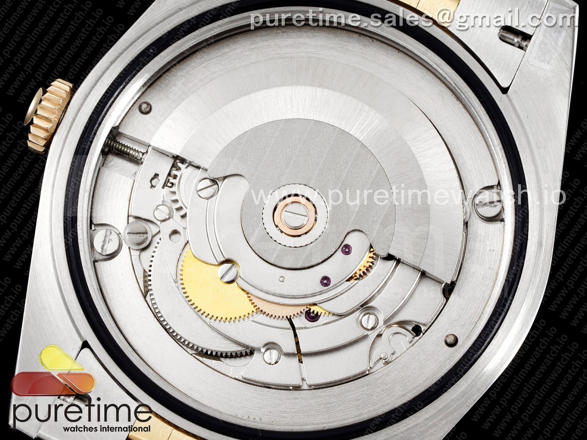 DateJust 36 SS/YG 126333 JDF Oro avvolto 904L Quadrante bianco Quadrante Roman Marcatori sul braccialetto del giubileo V2 - immagine 17