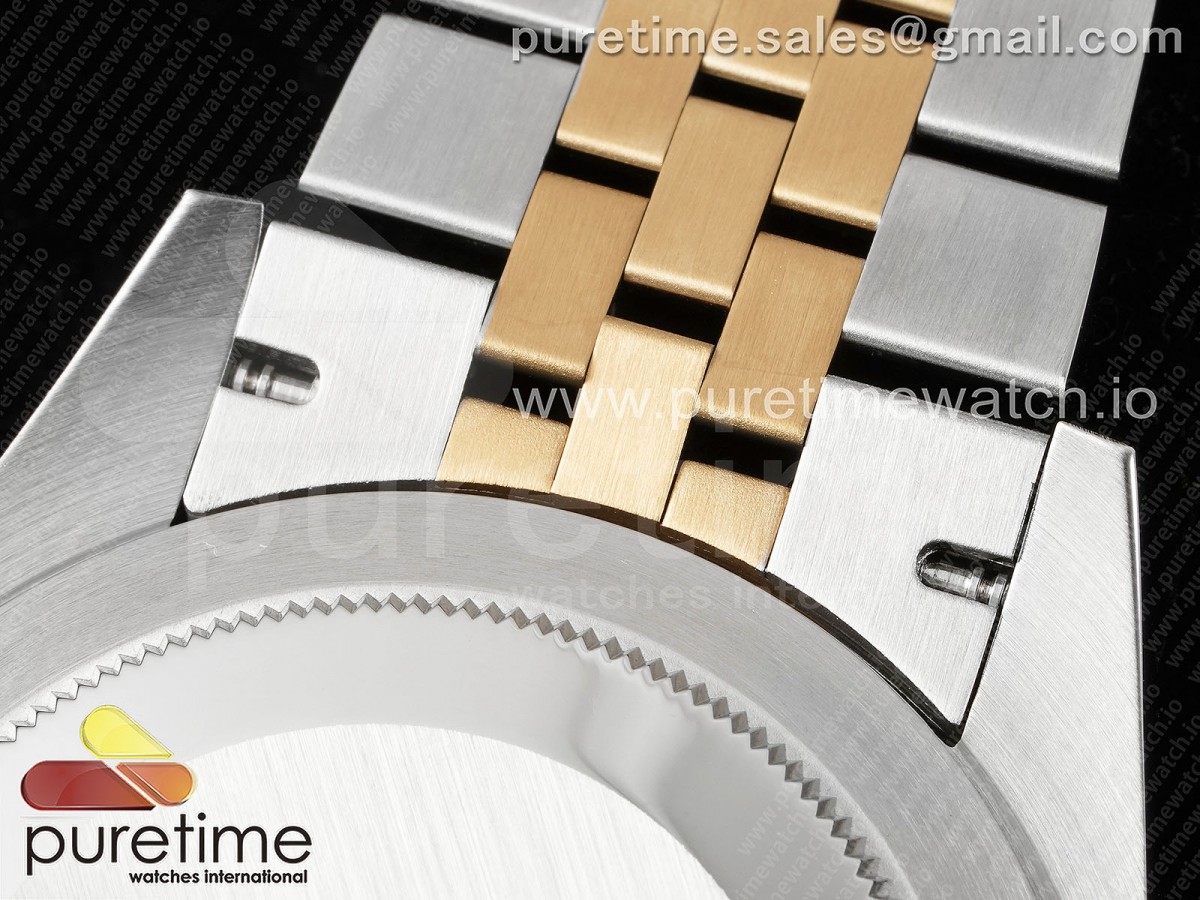 DateJust 36 SS/YG 126333 JDF Oro avvolto 904L Quadrante bianco Quadrante Roman Marcatori sul braccialetto del giubileo V2 - immagine 20