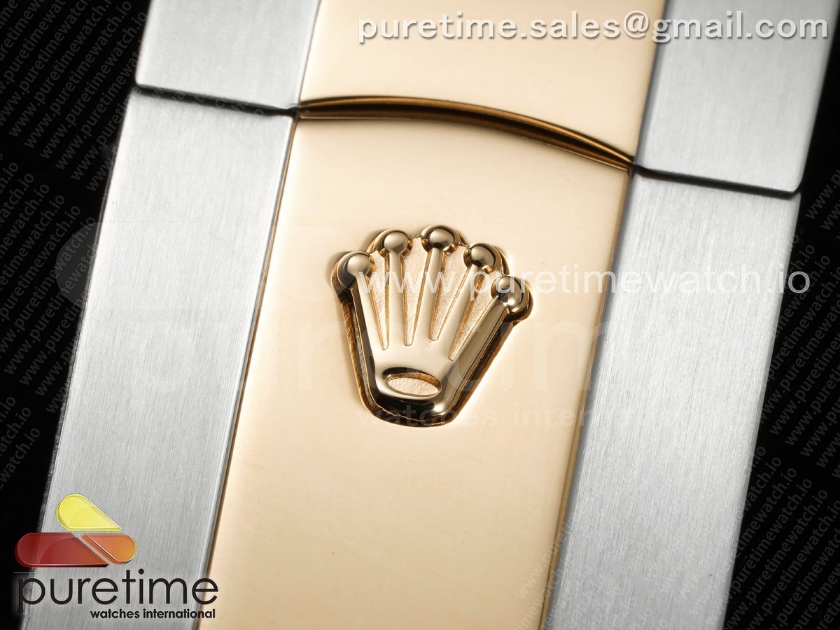 DateJust 36 SS/YG 126333 JDF Oro avvolto 904L Quadrante bianco Quadrante Roman Marcatori sul braccialetto del giubileo V2 - immagine 27