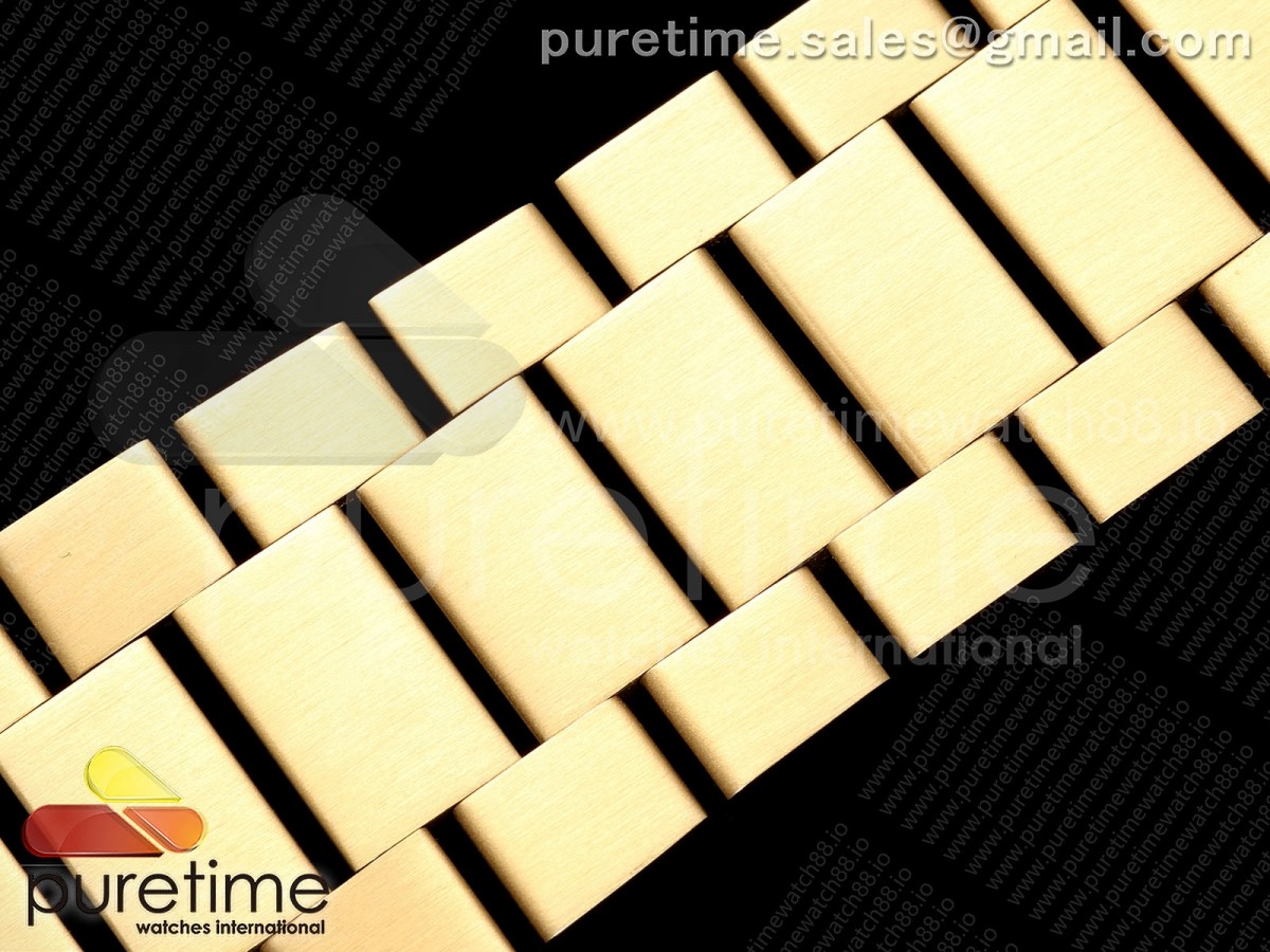 DayDate 36MM YG QF 1:1 Best Edition Black Stick Dial on President Bracelet A2836 V6 - Image 28