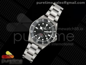 Pelagos 42mm Titanium ZF 1:1 Best Edition Black Dial on Titanium Bracelet A2824 V2