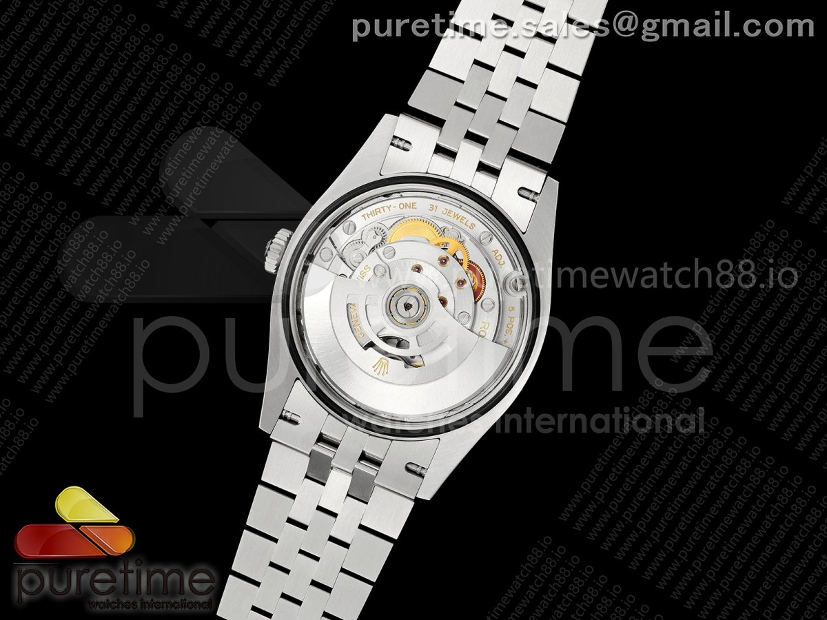 DateJust Ladies 28mm SS Polished Bezel VSF Silver Stick Roman Dial on Jubilee Bracelet VS3235 V2 - Image 31