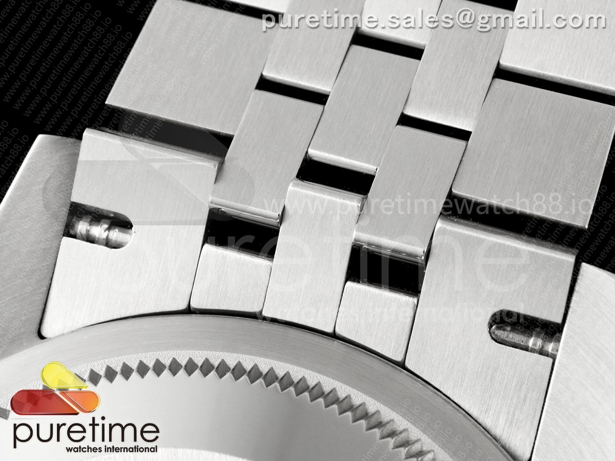 DateJust Ladies 28mm SS Polished Bezel VSF Silver Stick Roman Dial on Jubilee Bracelet VS3235 V2 - Image 20