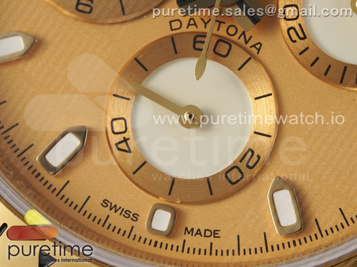 Daytona DIW White Carbon Case YG Bezel DIWF Edition YG Dial on Brown Leather Strap A7750