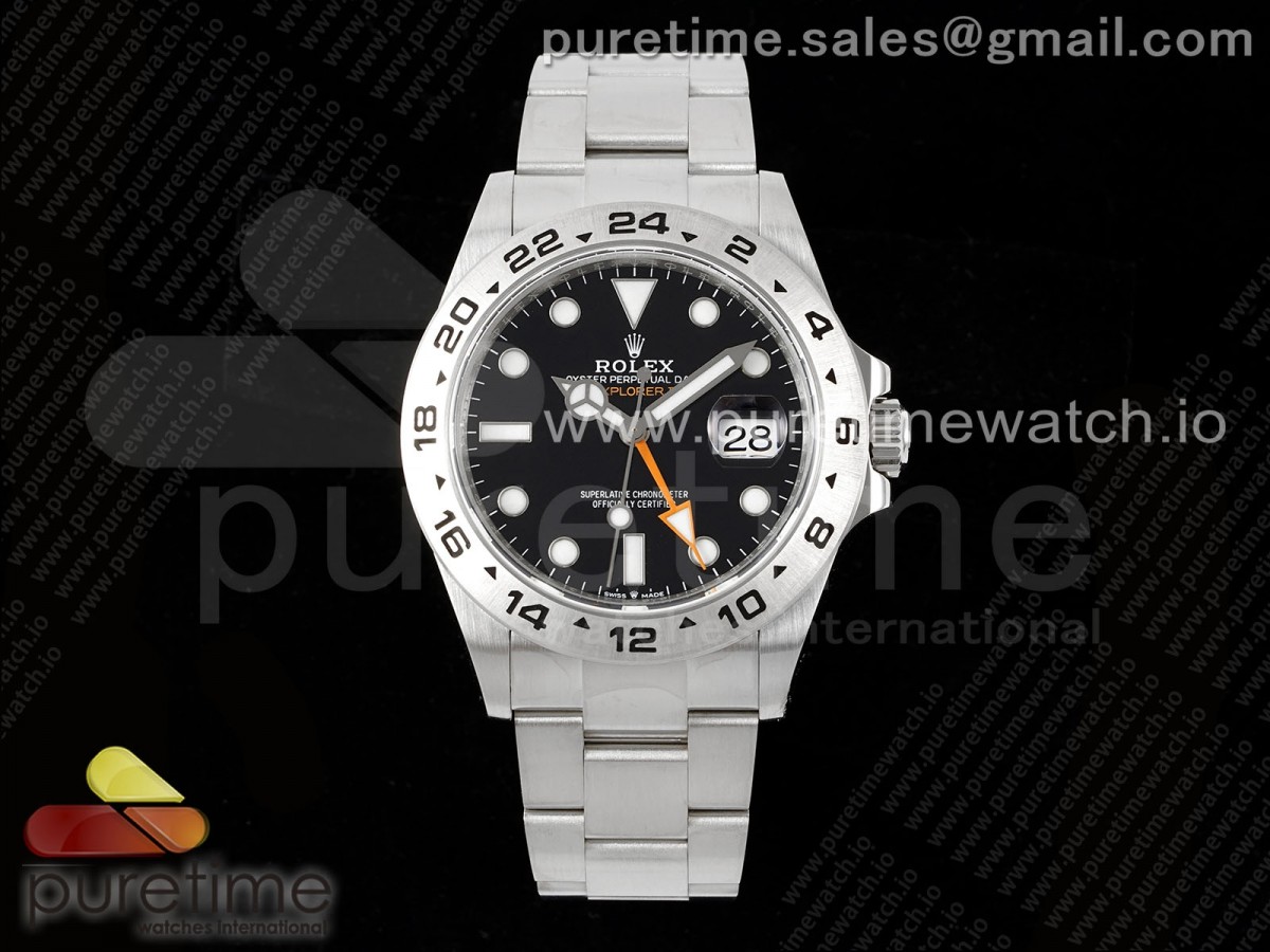 Explorer II 42mm 226570 Black 904L SS GMF Black Dial on Bracelet VR3285 CHS