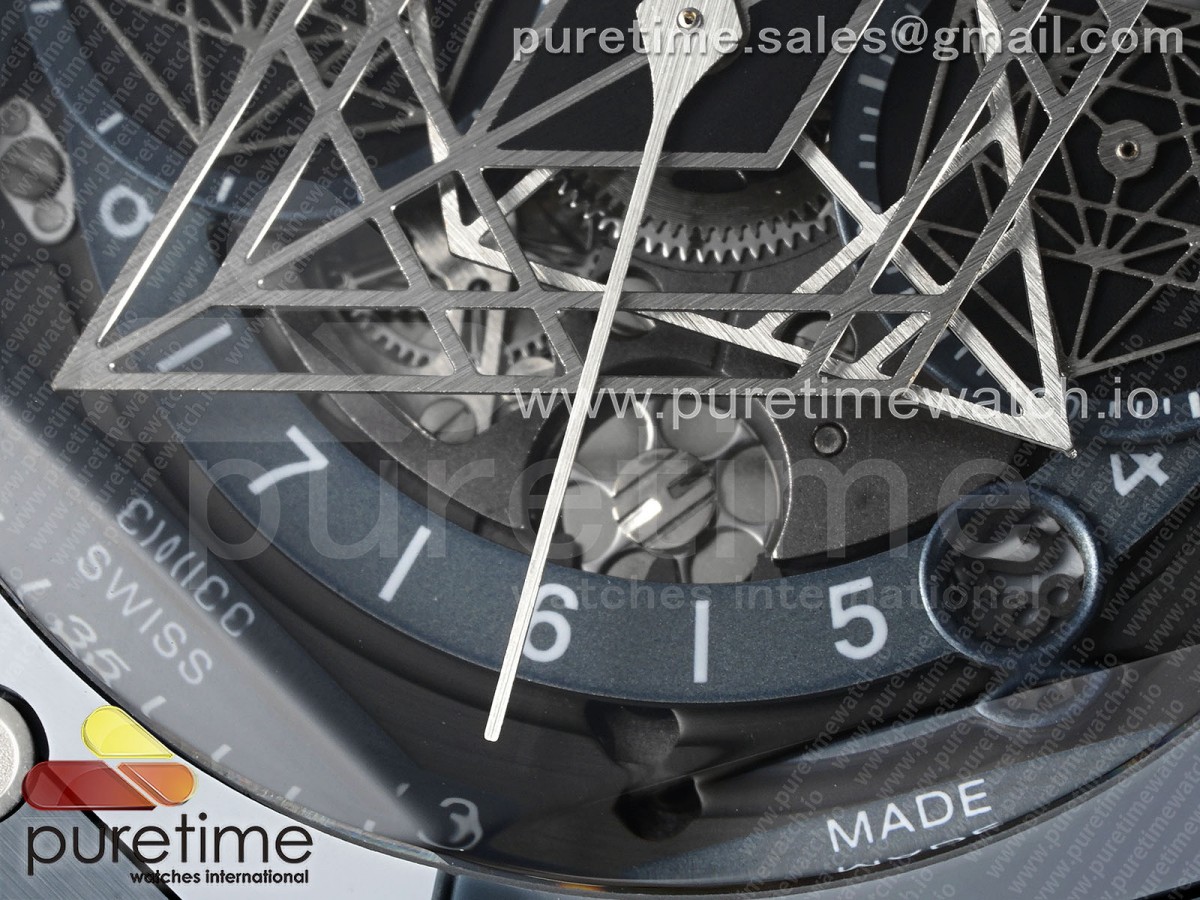Big Bang Sang Bleu II Gray Ceramic BBF on Gray Rubber Strap A1240