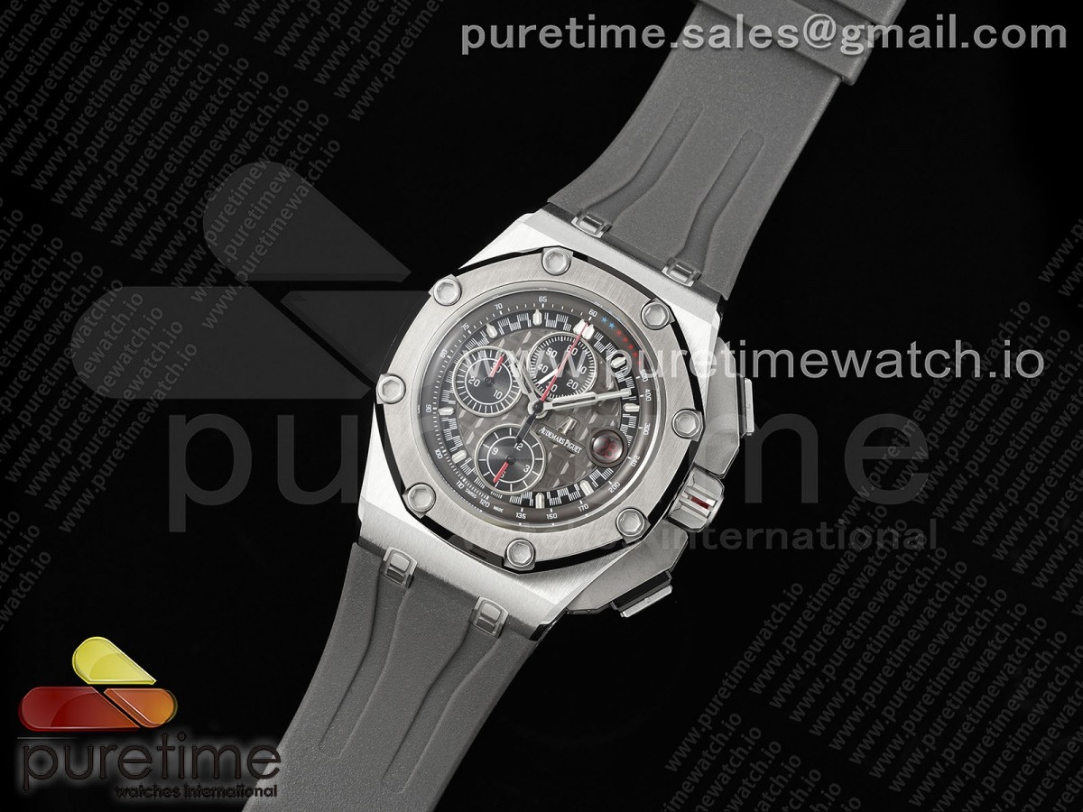 Royal Oak Offshore Schumacher APF Gray/Black Dial on Gray Rubber Strap A3126