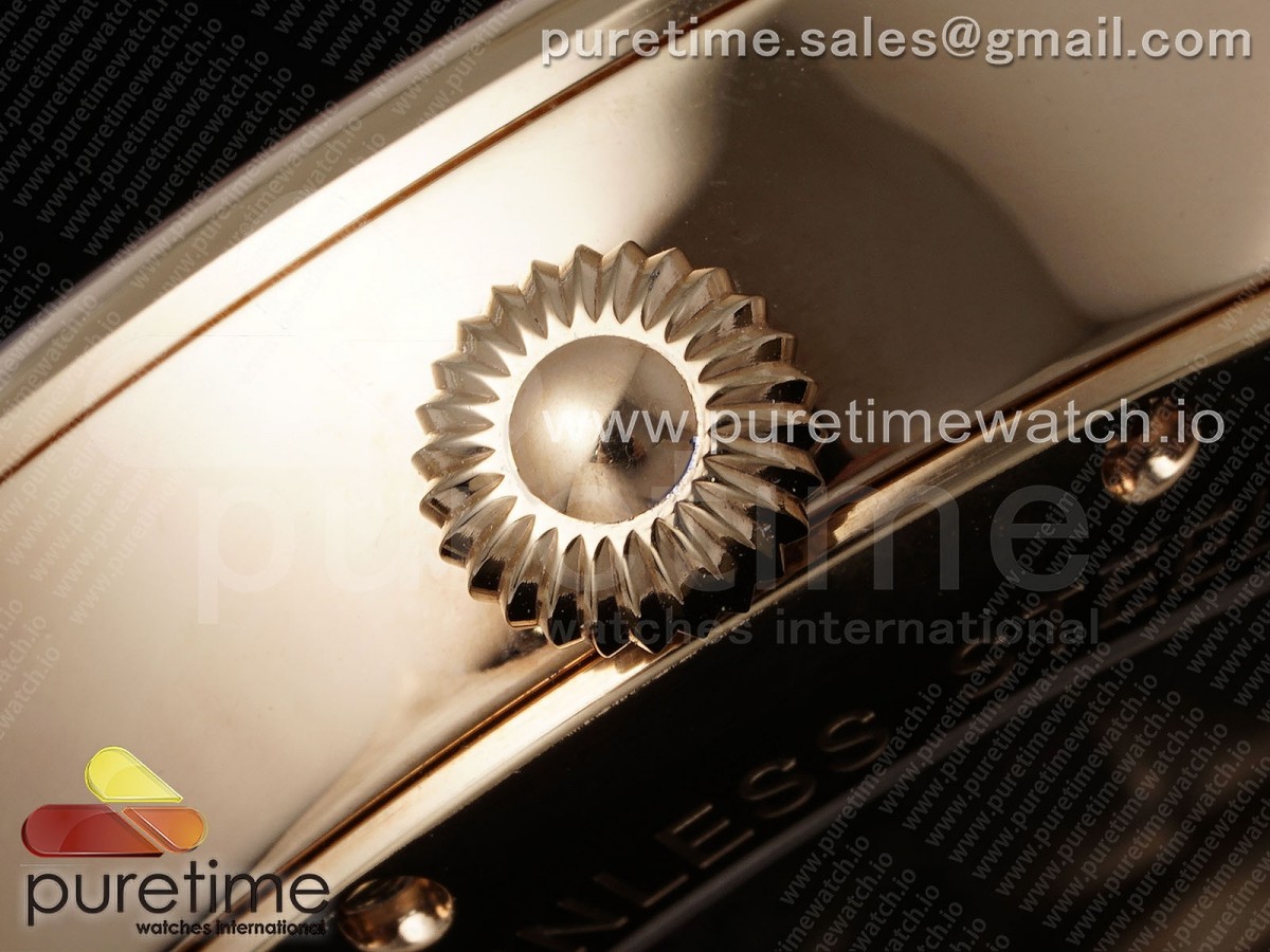 Rotonde de Cartier Flying Tourbillon RG RMS Silver Dial on Brown Leather Strap