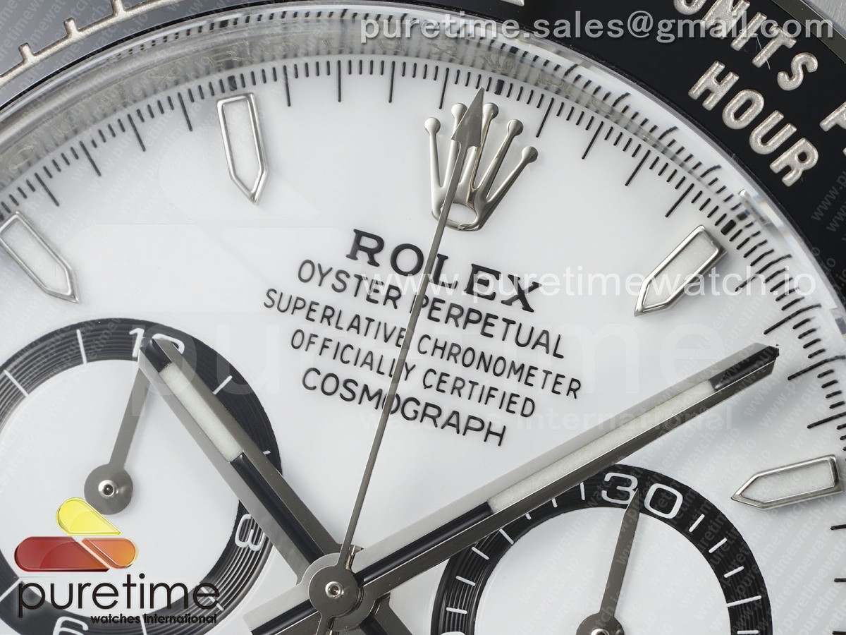 2023 Daytona 126500 Clean 904L Steel White Dial on SS Braclet SH4131