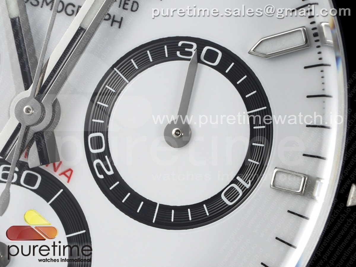 2023 Daytona 126500 Clean 904L Steel White Dial on SS Braclet SH4131
