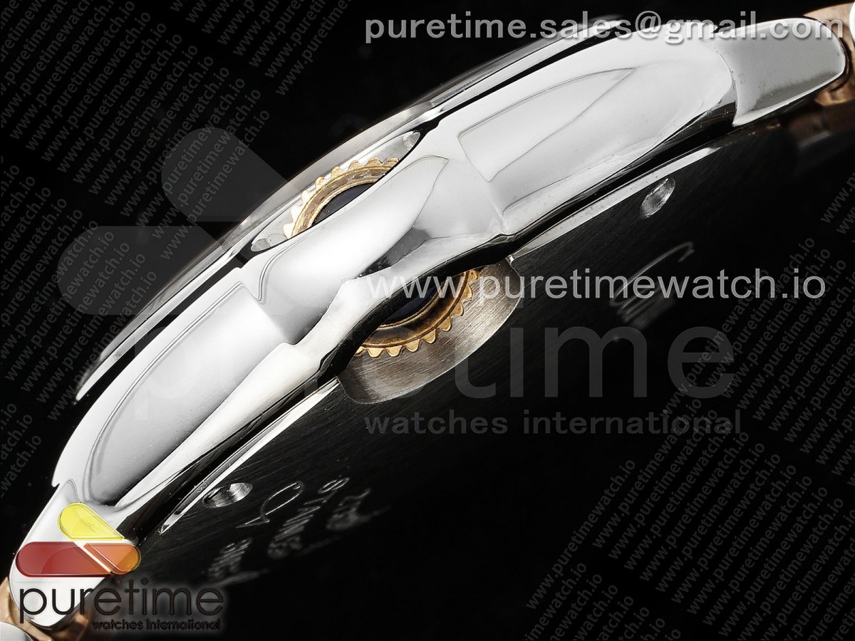 Ballon Bleu 28mm AF White MOP Dial on SS/RG Bracelet Ronda Quartz