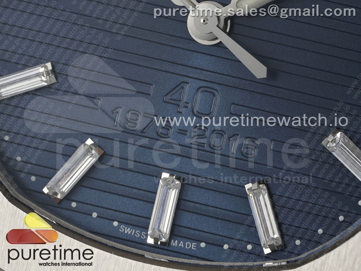 Nautilus 5711 40th Anniversary SS PPF Blue Dial on SS Bracelet A330