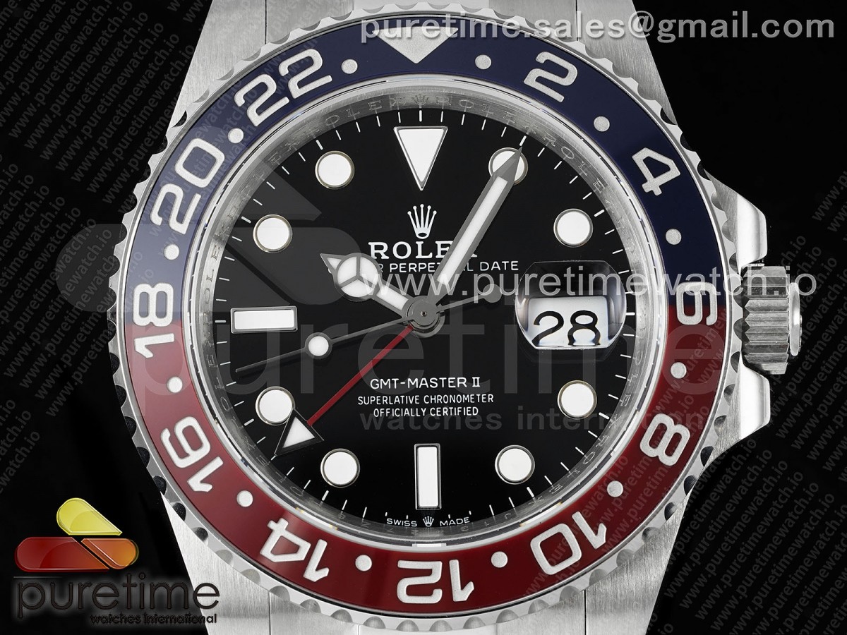 GMT-Master II 126710 BLRO 904L QF on Oyster Bracelet SH3285 CHS