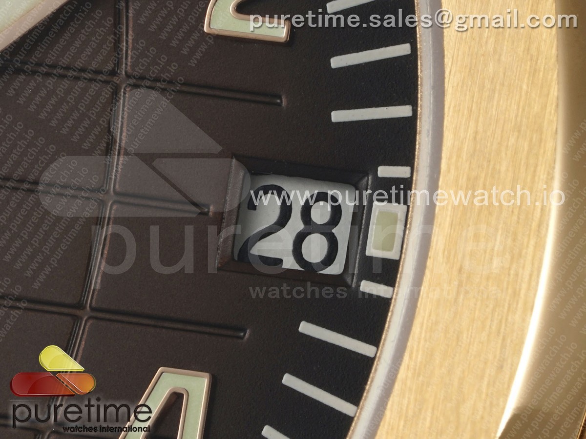 Aquanaut 5167R SS ZF Brown Dial on Brown Rubber Strap 330CS V2