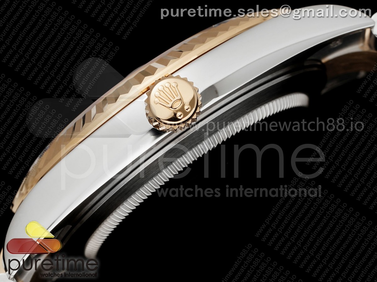 DateJust 41 126331 EWEF White MOP Dial on SS/RG Oyster Bracelet A3235