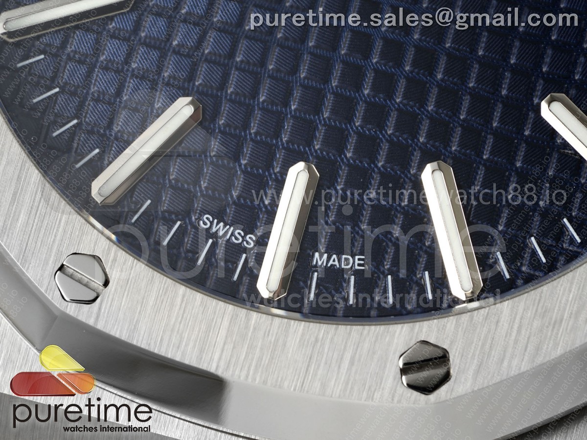 Royal Oak 41mm 15510 "50 Anniversary" SS IPF Blue Dial on SS Bracelet SA4302