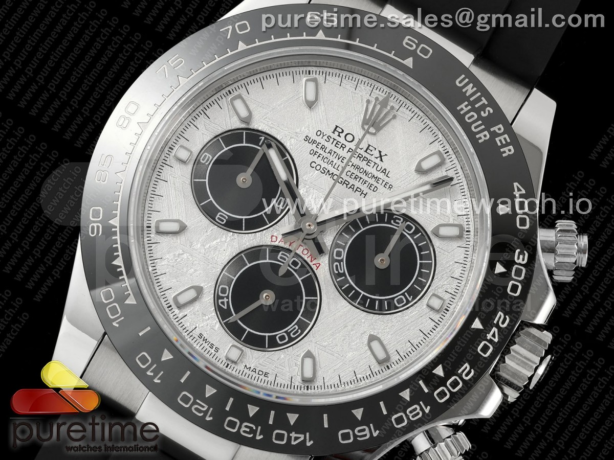 Daytona 116519 N6F Meteorite Dial on Oysterflex Strap SA4130