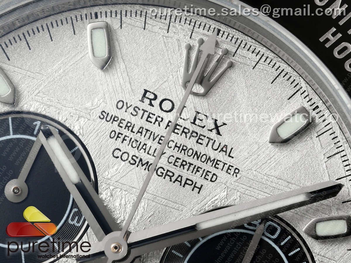 Daytona 116519 N6F Meteorite Dial on Oysterflex Strap SA4130