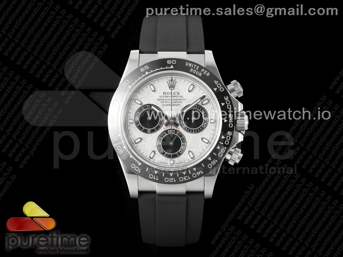 Daytona 116519 N6F Meteorite Dial on Oysterflex Strap SA4130