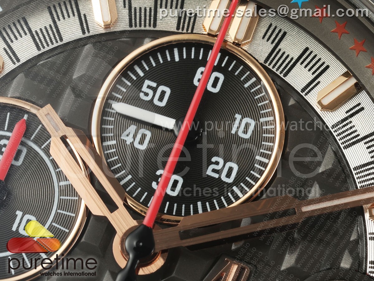Royal Oak Offshore Schumacher RG TKF Gray/Black Dial on Gray Rubber Strap A3126