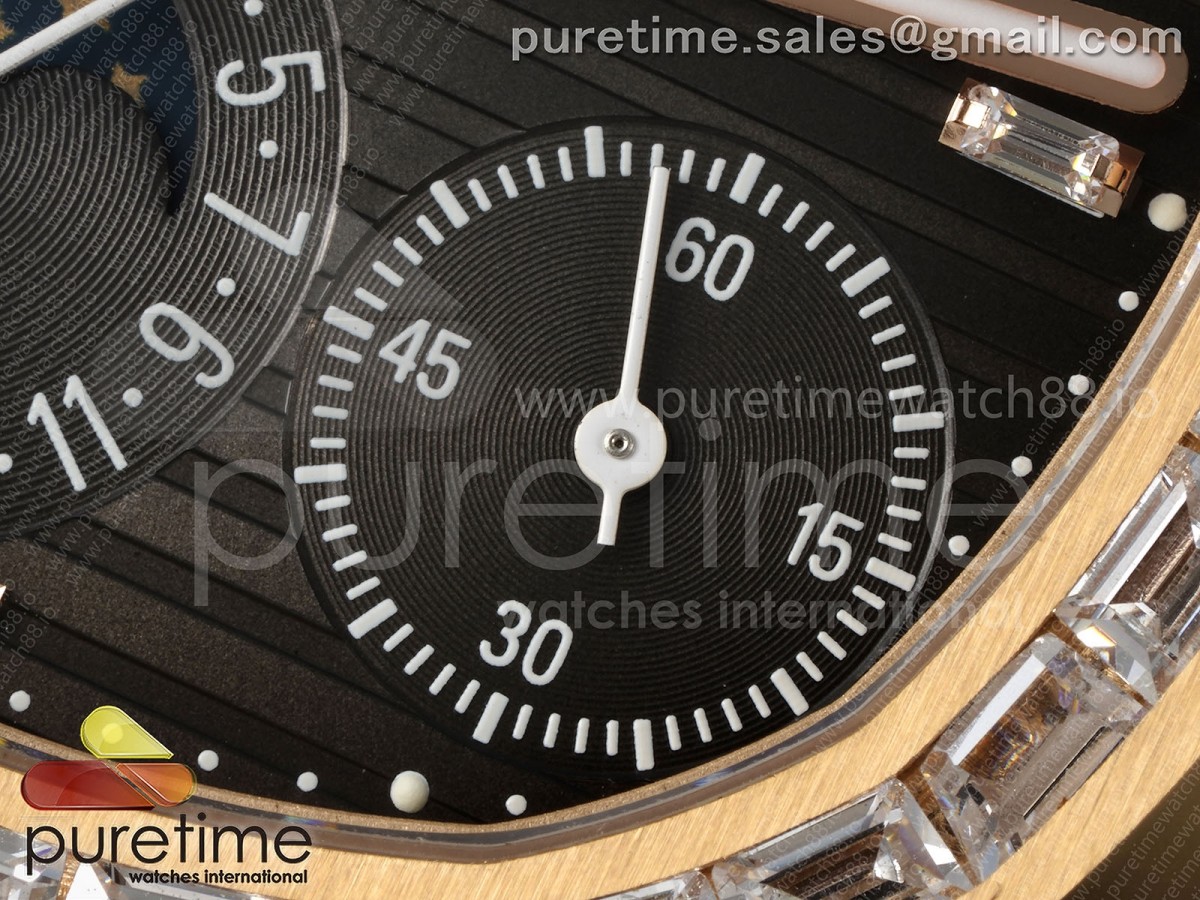Nautilus 5712 RG PPF Gray Dial on Brown Leather Strap A240 V3