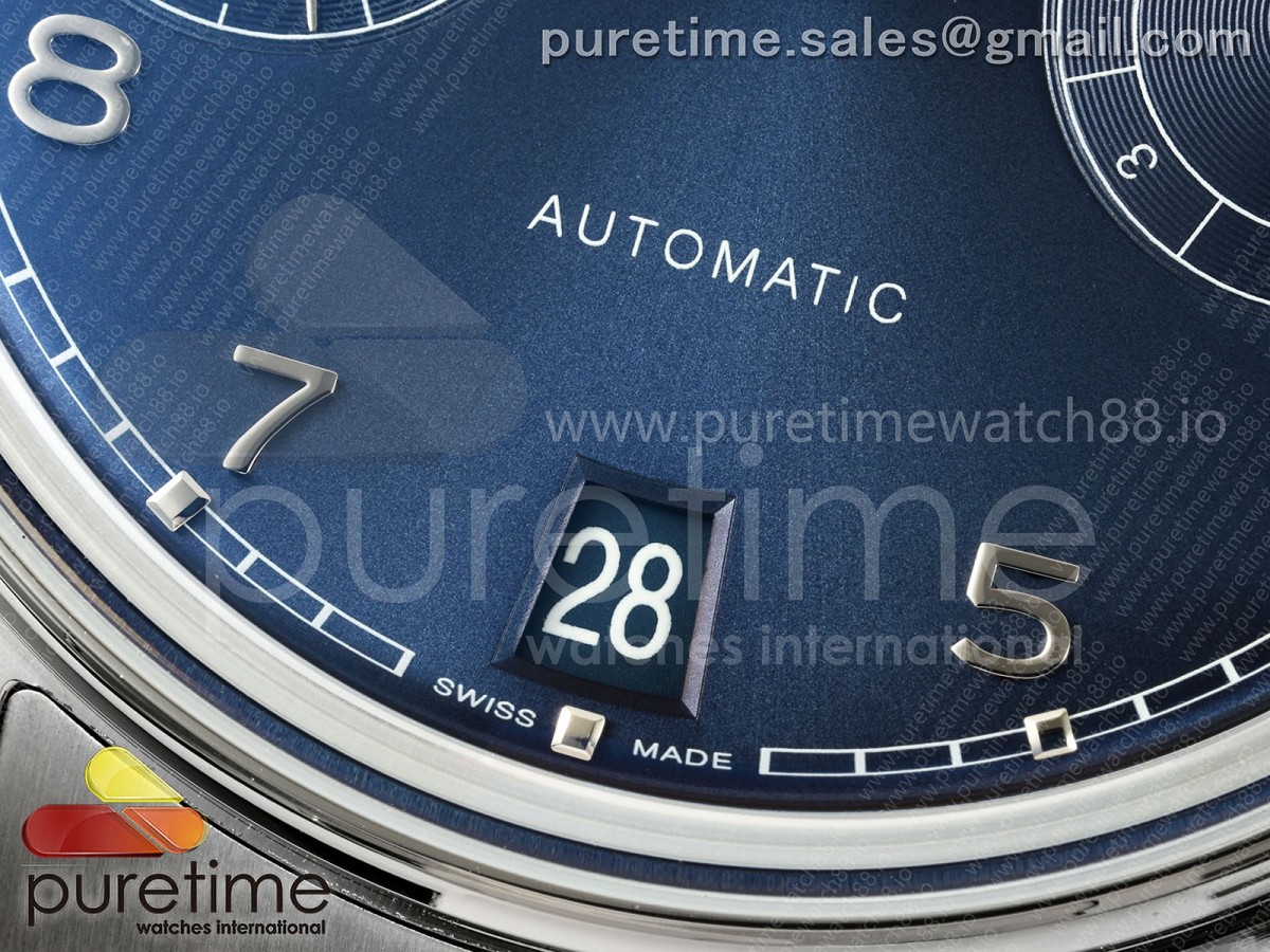 Portugieser Automatic 42mm SS APSF Blue Dial on SS Bracelet A52010