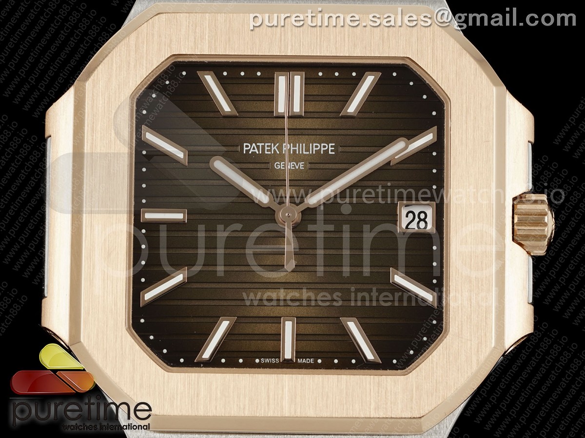 Cubitus 5821 SS/RG GRF Brown Dial on SS/RG Bracelet A330