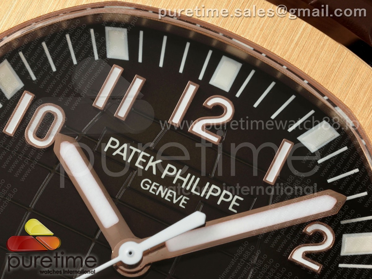 Aquanaut 5167 RG BBF Brown Dial on Brown Rubber Strap DD324