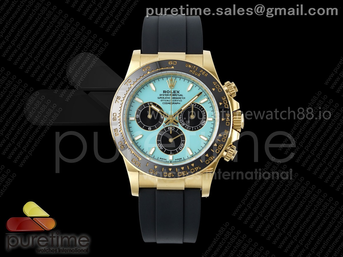Daytona 126518 AVF Tiffany Blue Dial on Oysterflex Strap DD4131 (Mod)