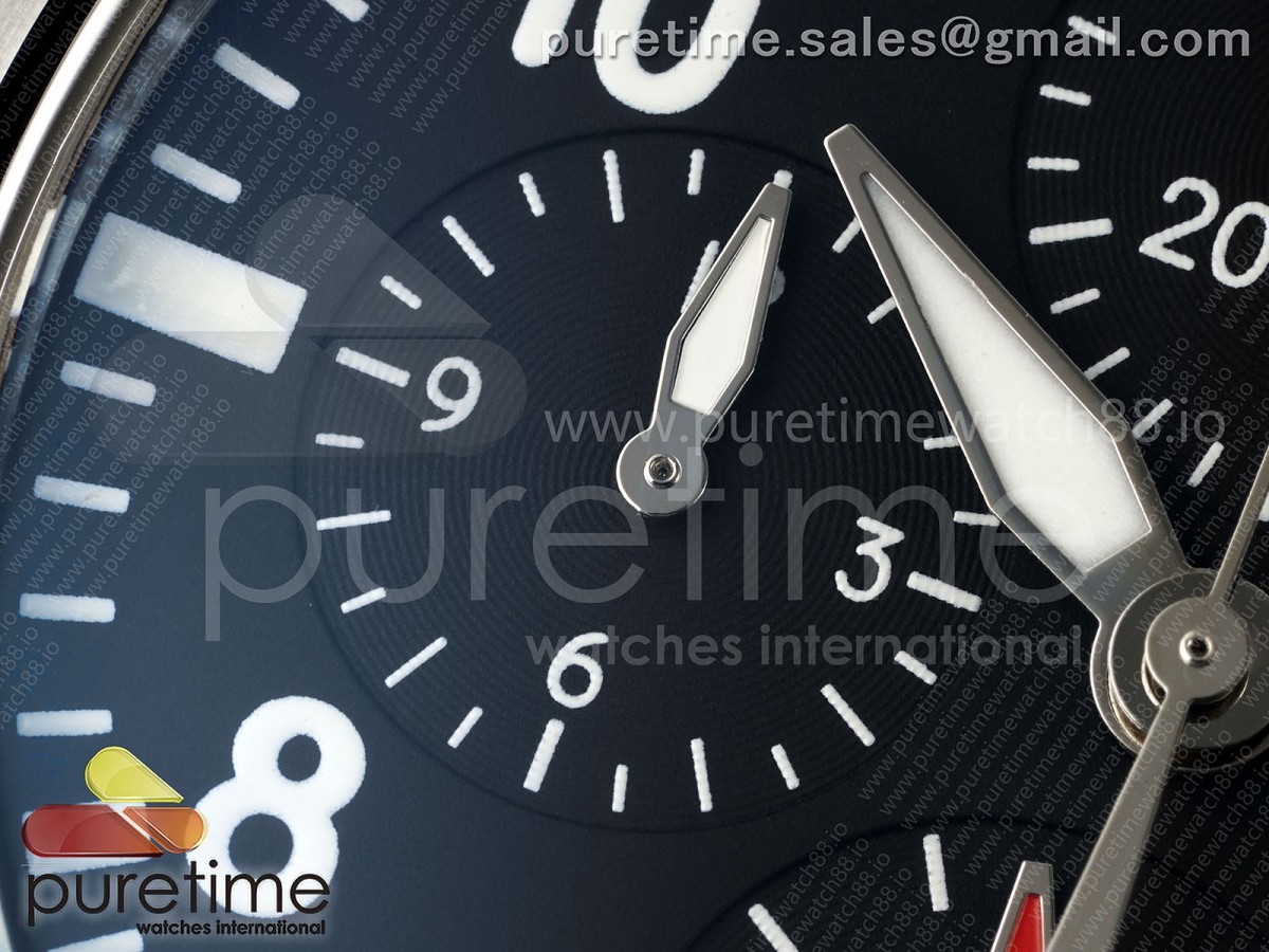 Pilot Chrono IW388113 APSF Black Dial on SS Bracelet SA69385