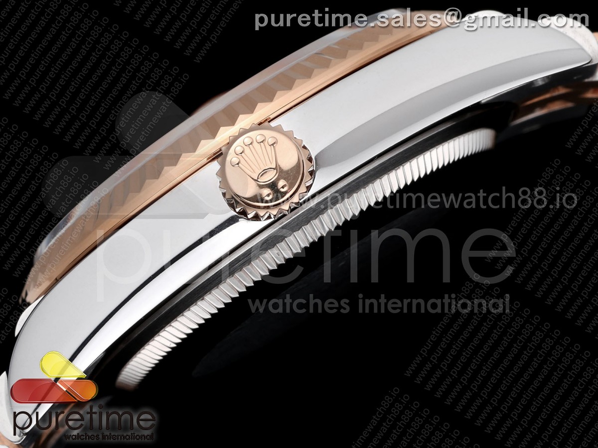 DateJust 36 126231 QF Black Diamonds Dial on Jubilee Bracelet QF3235