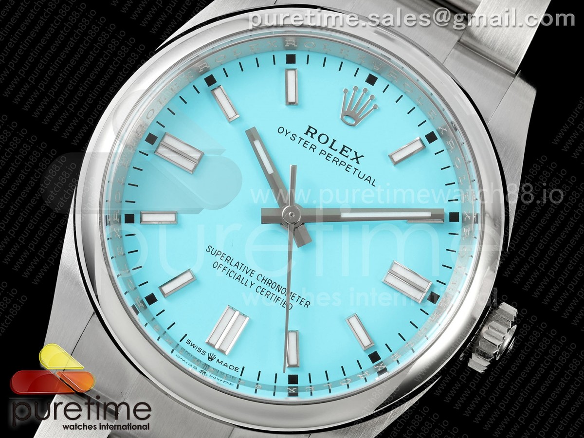 Oyster Perpetual 126000 36mm Clean Plus 904L Steel Tiffany Dial DD3230