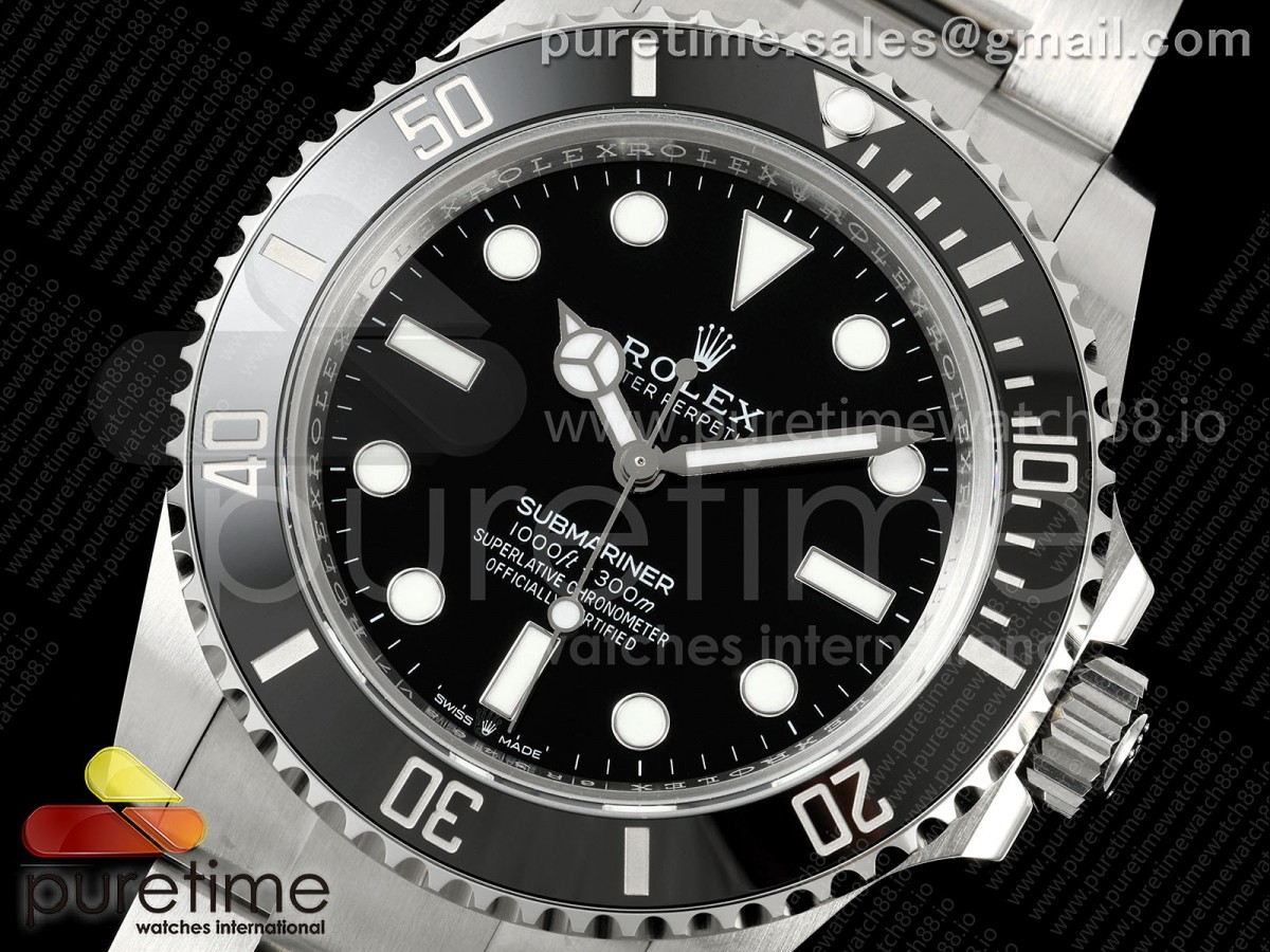Submariner 41mm 124060 No Date RCF on SS Bracelet JH3230