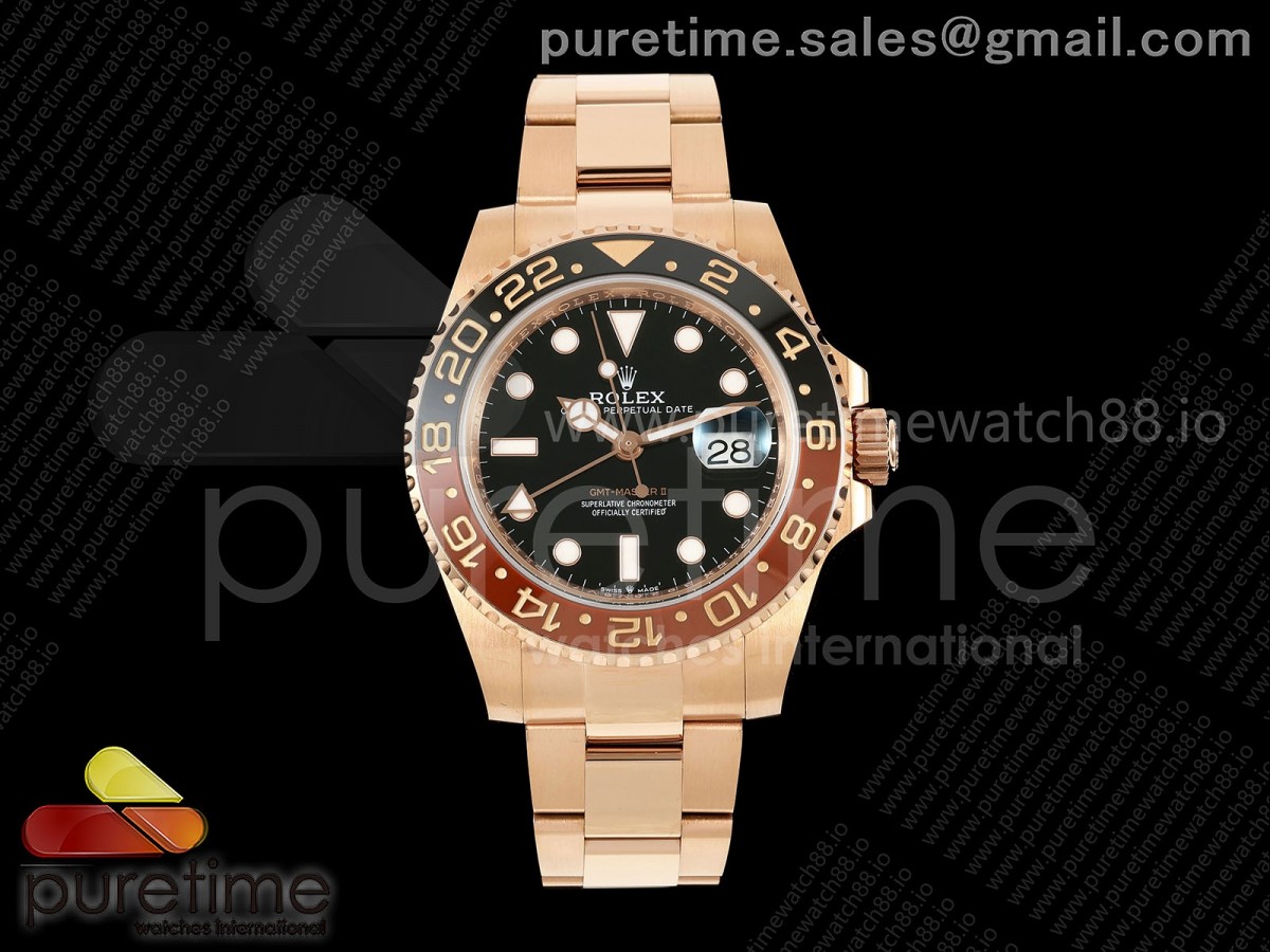 GMT-Master II 126715 CHNR Black/Brown Ceramic RCF JH3285