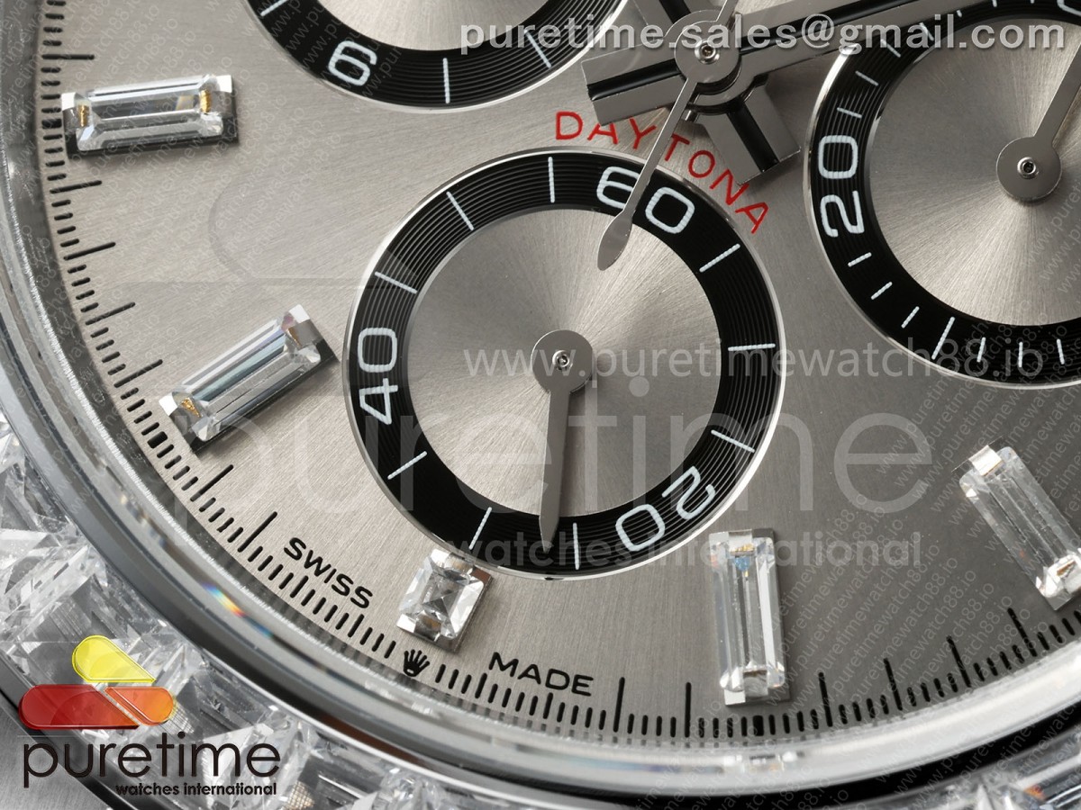 Daytona 126539TBR QF Gray Dial on Oysterflex Strap JH4131 V13 Weighted (Free Sprung)