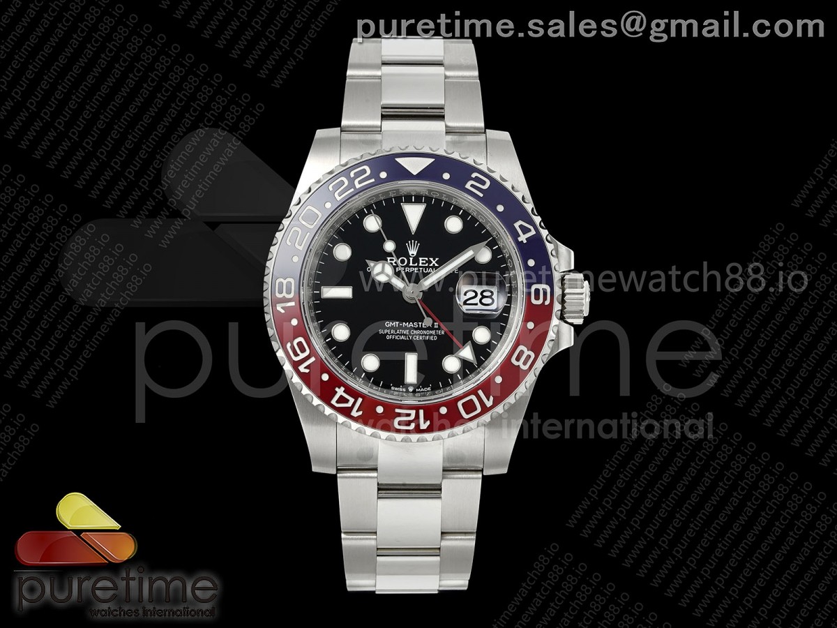 GMT-Master II 126710 BLRO 904L Steel RICH on Oyster Bracelet JH3285 (Free Sprung) V2