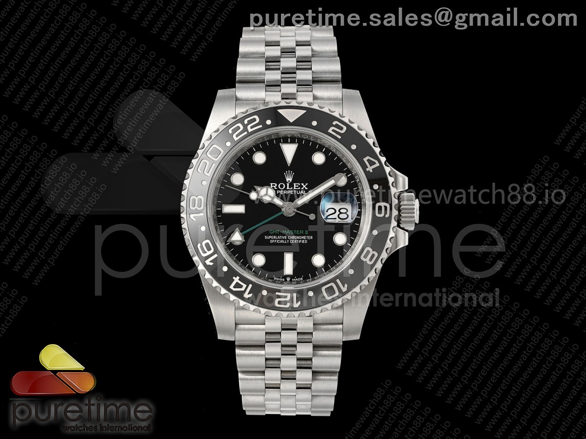 GMT-Master II 126710 GRNR 904L Steel RICH on Jubilee Bracelet JH3285 V2