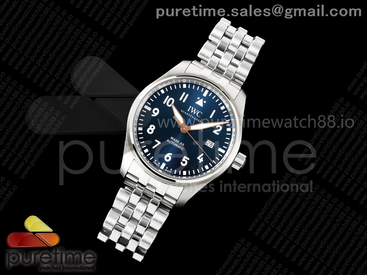 Mark XX MZF Blue/RG Dial on SS Bracelet A2892