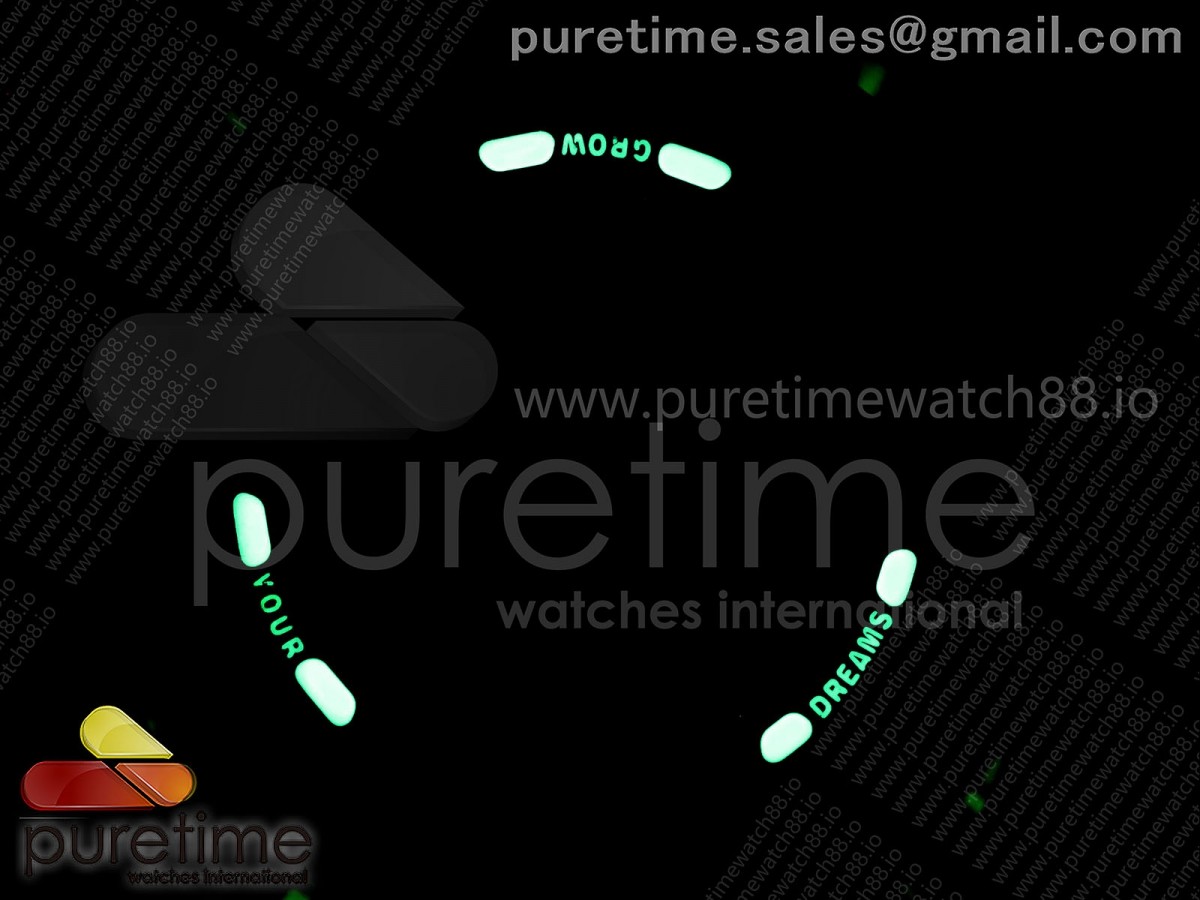 MB&F M.A.D.1.SS K11F Yellow Bezel Green Rotor on Black Leather Strap Miyota 821A