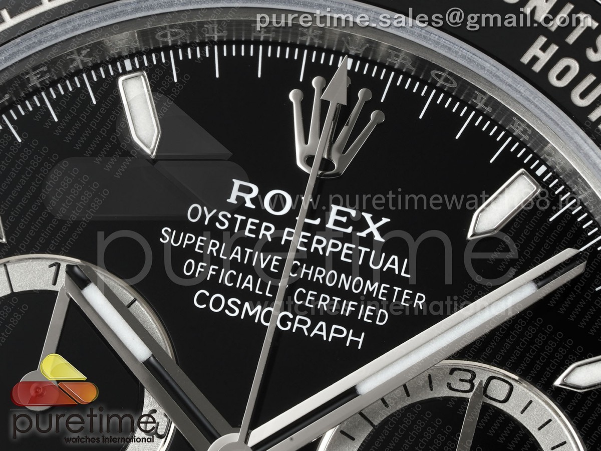 Daytona 126500 BTF Black Dial on SS Bracelet JH4131