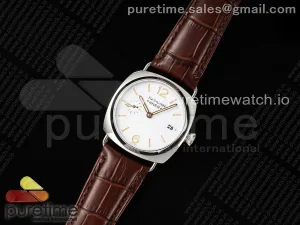 PAM1292 Radiomir Quaranta TTF White Dial on Brown Leather Strap A7750