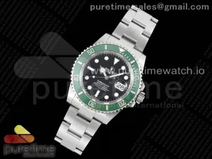 Submariner 41mm 126610 LV Kermit 904L Acier ZF VR3235